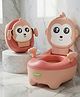 Baybee Potty Seat for Kids with Anti-Skid Base & Backrest Support, Removable Drawer, Non-Slip Toilet Trainer, Easy to Clean Design - Pink