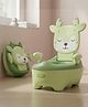 Baybee Potty Seat for Kids 2 to 5 Years with Anti-Skid Base, Removable Drawer & Foldable Design for Boys & Girls - Green
