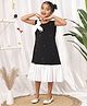 NEUDIS Knit Sleeveless Pearl  Embellished Bow Applique Detailed Dress - Black