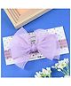 Asthetika Bow  Applique Detailed Headband - Purple