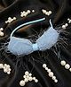 Radhya accessories Bow Applique Detailed Hair Band - Blue