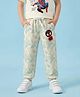 Nautinati Terry Knit Marvel Featuring Spider Man Printed Joggers - Off White