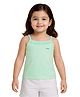 Kidbea Bamboo Knit Sleeveless Solid Camisole - Light Green