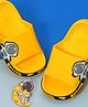 Yellow Bee Astronaut Applique Detailed Slides - Yellow