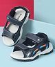 Cute Walk by Babyhug Velcro Closure Sandal With Applique  - Blue