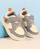 Babyoye Velcro Closure Solid Casual Shoes - Grey