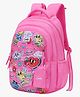 Genie 17 Inches 27 Liter Pearl Kids School Backpack, 3 Compartments - Pink