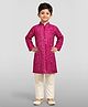 Vastramay Rayon Woven Full Sleeves Bandhani Printed Kurta &  Pyjama Set - Falsa