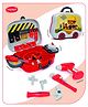 Aditi Toys Jr. Mechanical Set Wheel Briefcase for Kids, Mechanical Set with LED Light Instruments, Pretend Play Mechanical Set for Kids Above 3 Years, 24 Piece, BIS Approved. (Grey Briefcase)