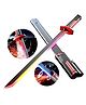 YAMAMA RGB LED Light Sword Toy Multi-Color Glowing Lightsaber with Sound Effects | Rechargeable | Kids & Adults Action Toy Sword | 14+ Age | Perfect for Cosplay, Parties & Gifts - Multicolor