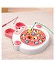 Lumo Brilliant Toys Rabbit Shape Fishing Game Toy for Kids, Rotating Fish Pond Game with Fishing Rods, Musical Interactive Toy, Fun Game for Boys & Girls Age 3+ - Multicolor