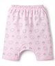 Tango Interlock Knit Full Length Diaper Leggings with Rainbow Print - Pink
