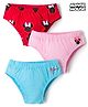HoneyHap Disney Single Jersey Knit Panties With Minnie Mouse Graphic Pack Of 3 - Multicolor