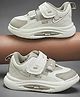 NEW STEPS Colour Blocked Velcro Closure Shoes - Grey