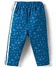 Tango Interlock Knit Full Length Sports Theme Printed Lounge Pant - Blue