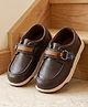 Cute Walk by Babyhug Velcro Closure Solid Loafers - Brown