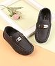 Cute Walk by Babyhug Slip On Solid Loafers - Navy Blue