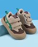 Babyoye Velcro Closure Solid Casual Shoes - Brown