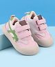 Babyoye Velcro Closure Solid Casual Shoes - Pink