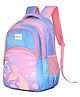 Beauty Girls Height 18 inches School Bag Water Resistant 34 Litres With Mermaid Print - Purple