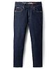Junior Killer Cotton Woven Full Length Solid Jeans With Stretch  - Navy Blue