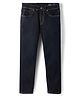 Junior Killer Elastane Blend Full Length Solid Jeans With Stretch - Navy Blue