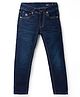Junior Killer Full Length Solid Color Slim Fit Jeans with Stretch - Navy Blue