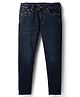 Junior Killer Elastane Blend Full Length Solid Jeans With Stretch - Navy Blue