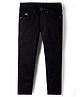Junior Killer Cotton Elastane Full Length Solid Color Slim Fit Jeans with Stretch - Black