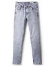 Junior Killer Elastane Blend Full Length Solid Jeans With Stretch - Light Grey