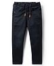 Junior Killer Elastane Blend Knit Full Length Solid Joggers - Navy Blue