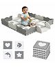 Nuluv Tiny Tails Soft Foam Mat With Fence  Comfortable & Safe Floor Mat
