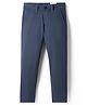 Junior Killer Cotton Lycra Woven Full Length Solid Trouser With Stretch - Blue