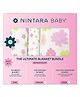 Nintara Baby Ultimate Blanket Collection 3 Pack All Season Baby Blankets (Light, Medium and Warm), Soft and Breathable for Newborns and Toddlers, Unisex Baby Gift