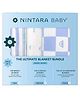 Nintara Baby Ultimate Blanket Collection 3 Pack All Season Baby Blankets (Light, Medium and Warm), Soft and Breathable for Newborns and Toddlers, Unisex Baby Gift