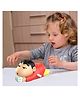 Muren Shinchan Cartoon Character Toy  Movable Crawling Wind Up Action Figure-Color May Vary