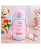 The little lookers Sipper Bottle (Stainless Steel, Hot & Cold, Unbreakable, Rust Proof, Kids School Water Bottle) (Pink, 350 ml)
