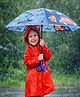 The Little Lookers Vehicles Designed Umbrella - Blue