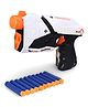 Foam Dart Blaster Toy Gun for Kids| Manual Soft Bullet Shooting Gun with 10 Foam Darts| Long Range Play Blaster| BIS Certified| Roll Playing Fun| Indoor & Outdoor Fun