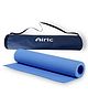 Airic Premium Cover & Ripple Anti Skid Blue 4 mm Yoga Mat
