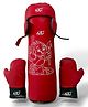 AXG New Goal Stylish Print Filled Set (21 inch) 1.5kg for Kids Boxing Kit
