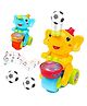 SANJARY Musical Elephant Ball Blowing Toy with Lights and Drum Sounds, Automatic Rolling Baby Toddler Interactive Learning Gift - Color May Vary