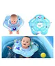SANJARY Baby Neck Swim Float Ring with Safety Buckle, Inflatable Infant Swimming Trainer Support for Newborn Bath Pool Water Fun color design may vary