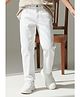 Tales & Stories Denim Woven Solid Jeans - White