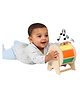 BrainyTots Rainbow Spinning Wheel  With Mirror & Rattle
