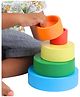 BrainyTots Nesting Bowls  Set of 5 Multicolor
