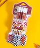 Kidgets Stationery Set Gifting For Kids Attractive Packaging Racing Theme 12pc HB Pencil   pencil gripper   sharpner   eraser top