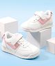 Cute Walk by Babyhug Velcro Closure Solid Sneaker Shoes - White