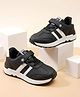Cute Walk by Babyhug Velcro Closure Solid Sneaker Shoes - Black
