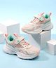 Cute Walk by Babyhug Velcro Closure Solid Sneaker Shoes - Pink